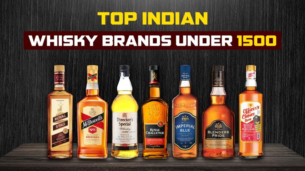 Whisky in India Below 1500 INR