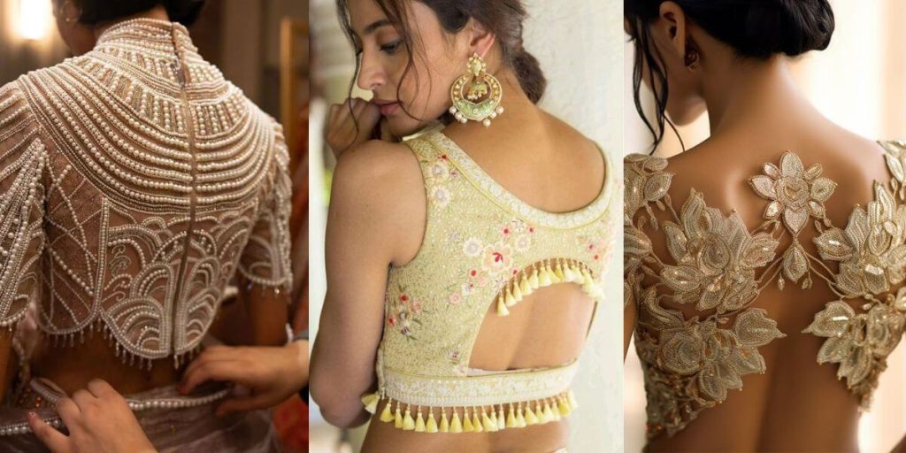 Classic Blouse Designs by Mirnalini Ravi For Newlyweds