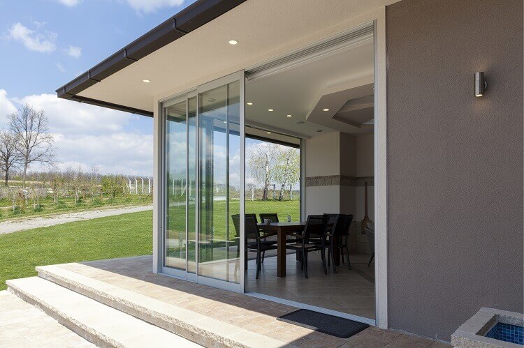 installation of aluminum sliding doors for dream house